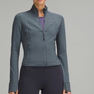 lululemon define cropped jacket Oil Grey
